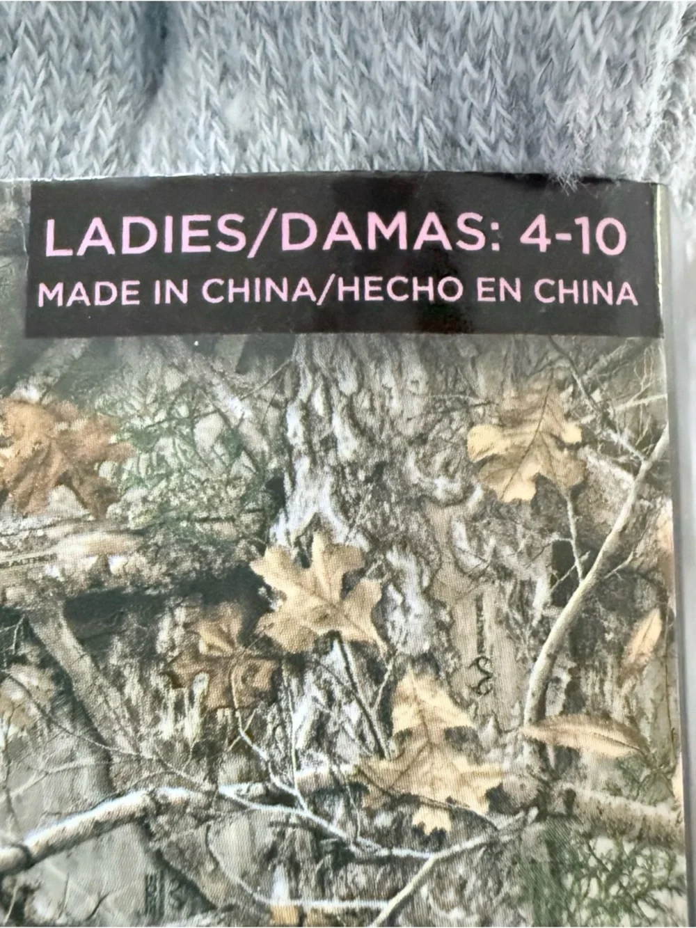 NWT Realtree women’s cushioned boot sock 10 pack- Fits shoe size 4-10